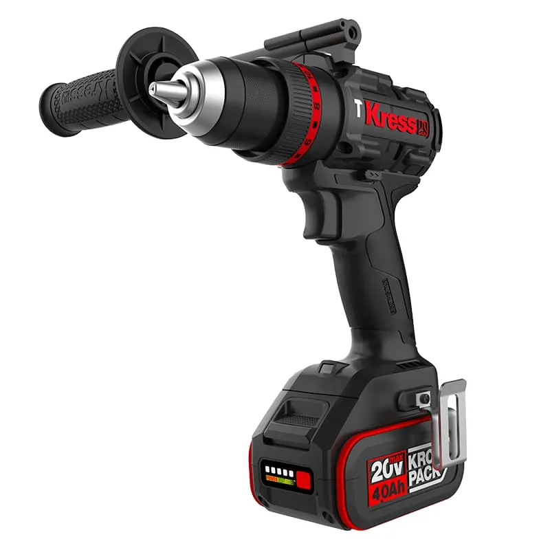 Дрель-шуруповерт ударная KRESS KUC33 20V 95Нм, бесщеточная аккумуляторная — детальное фото